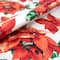 SINGER Christmas Holiday Poinsettia Print Cotton Fabric
